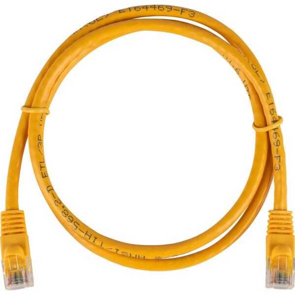 Main product image for CAT6 ETHERNET PATCH CABLE - 3 FT YELLOW 69909